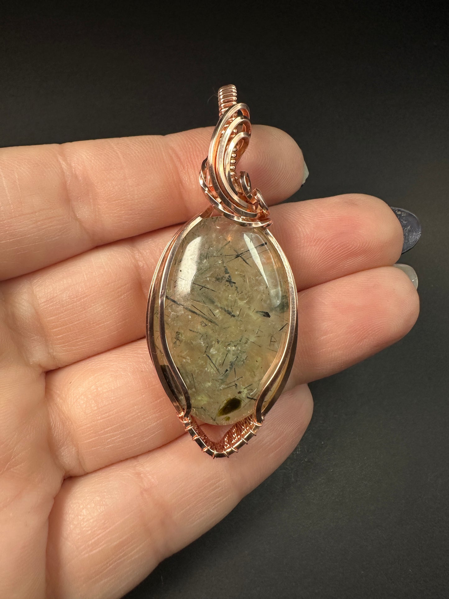 Prehnite Pendant